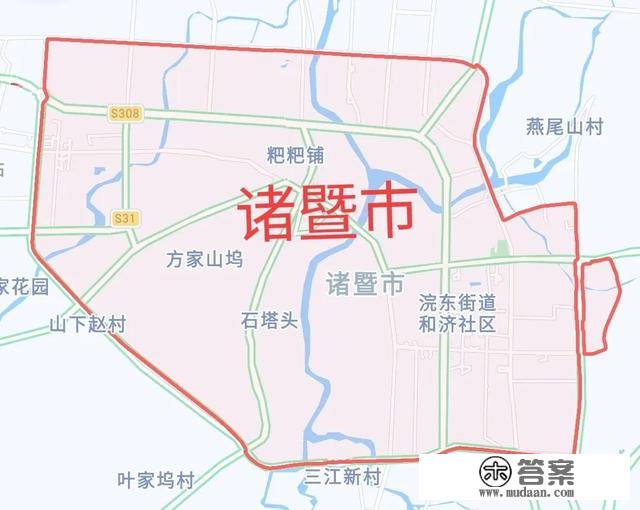 浙江省绍兴市、诸暨市和嵊州县、新昌县货车限行区域路段图