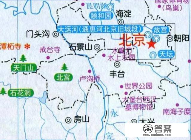 中国旅游地图揽胜—北京丰台