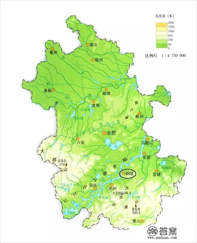 安徽铜陵为什么在池州和安庆各有一块飞地？