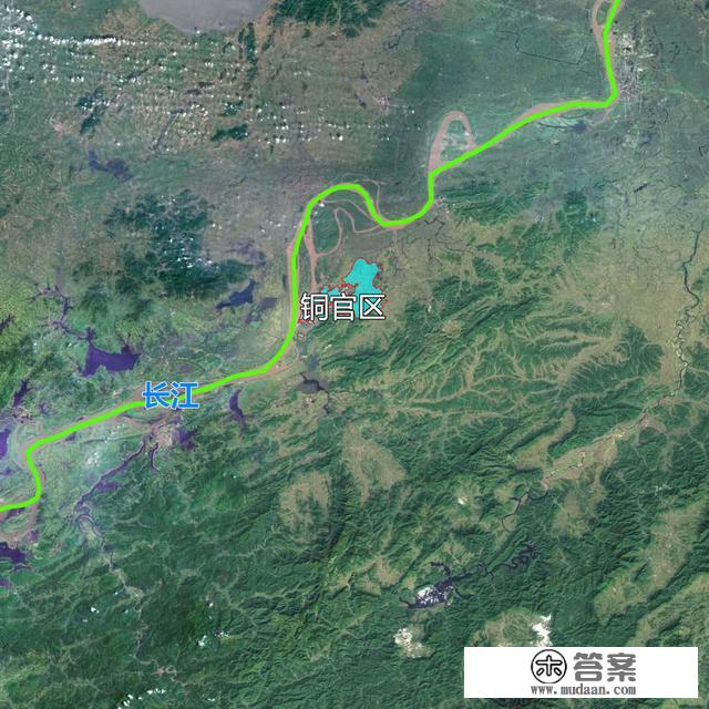 6张地形图，快速了解安徽省铜陵各市辖区县