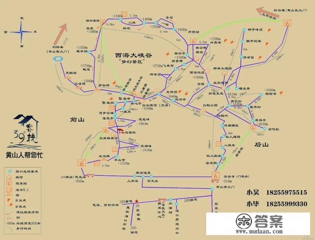 终于完成了，最全黄山地图诞生，附地图绘制过程