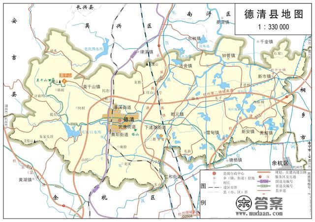 浙江省各市、县地图