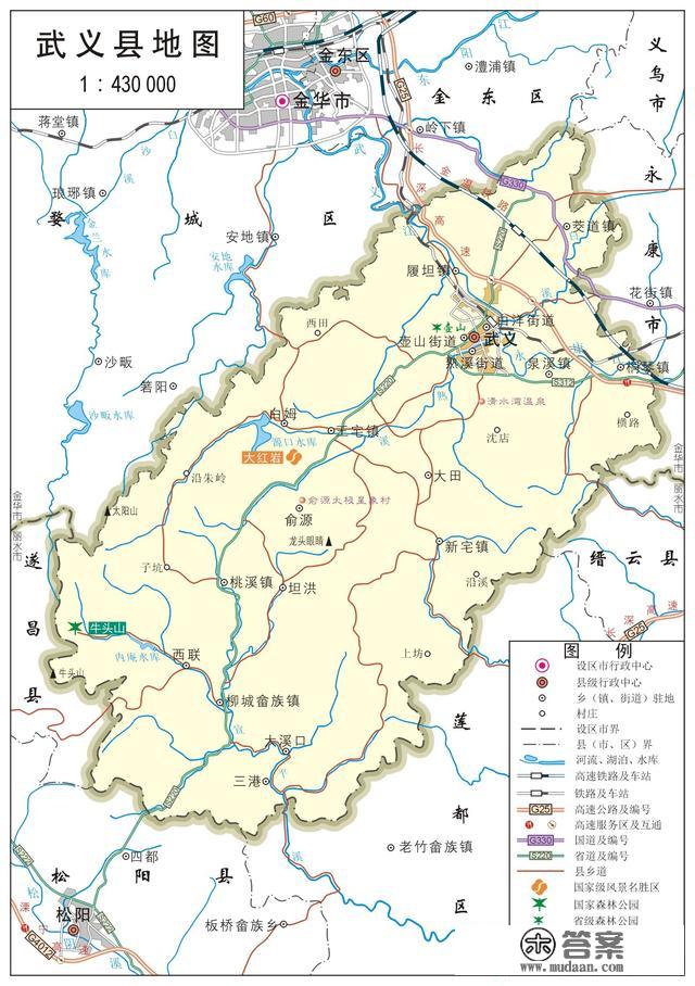 浙江省各市、县地图