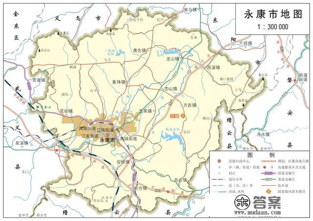 浙江省各市、县地图