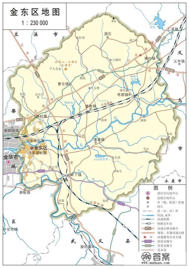 浙江省各市、县地图