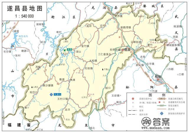 浙江省各市、县地图