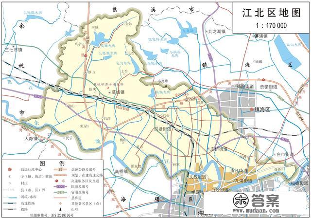 浙江省各市、县地图