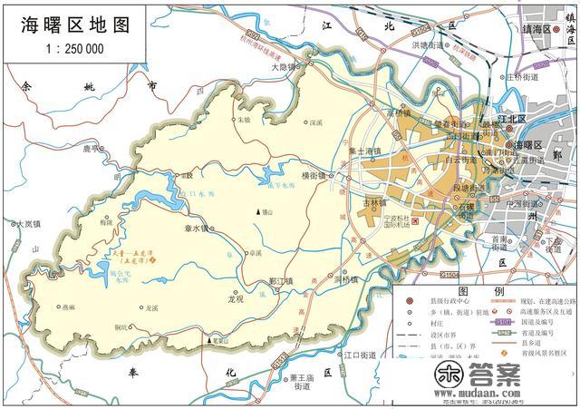 浙江省各市、县地图