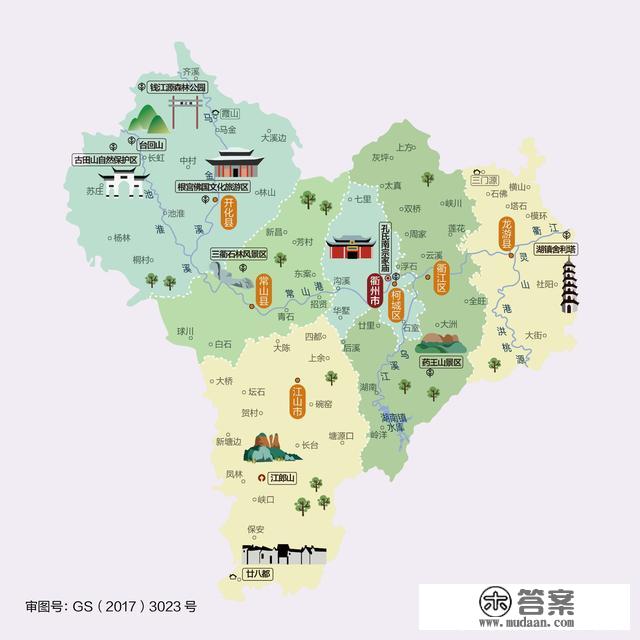 浙江省各市、县地图