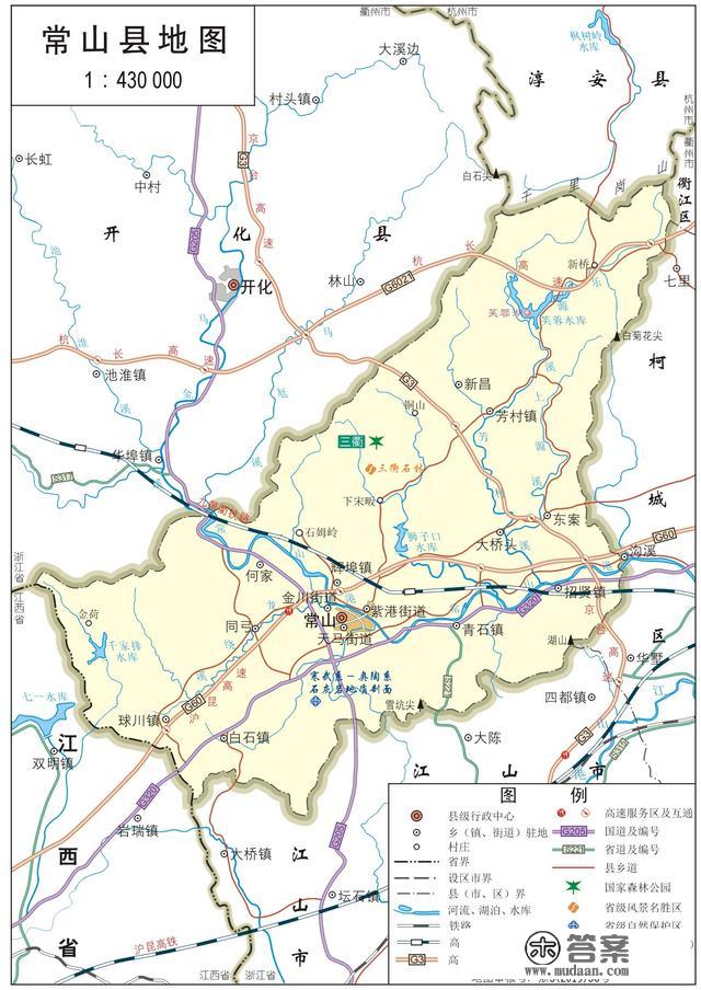 浙江省各市、县地图