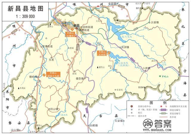 浙江省各市、县地图