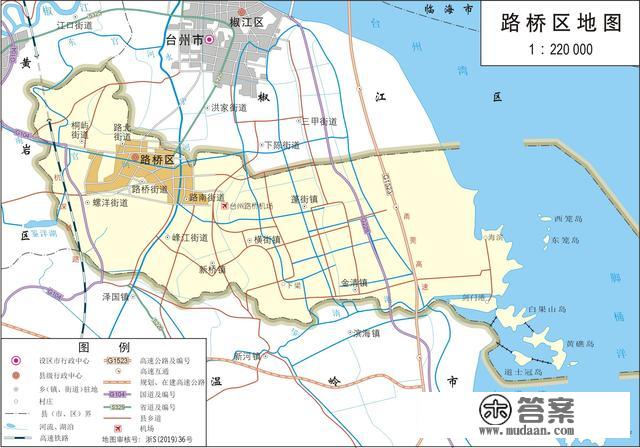 浙江省各市、县地图