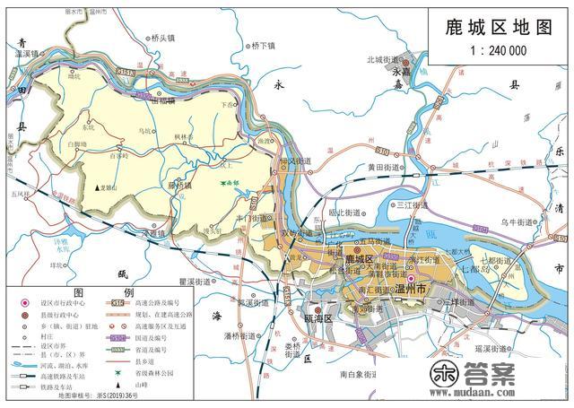 浙江省各市、县地图