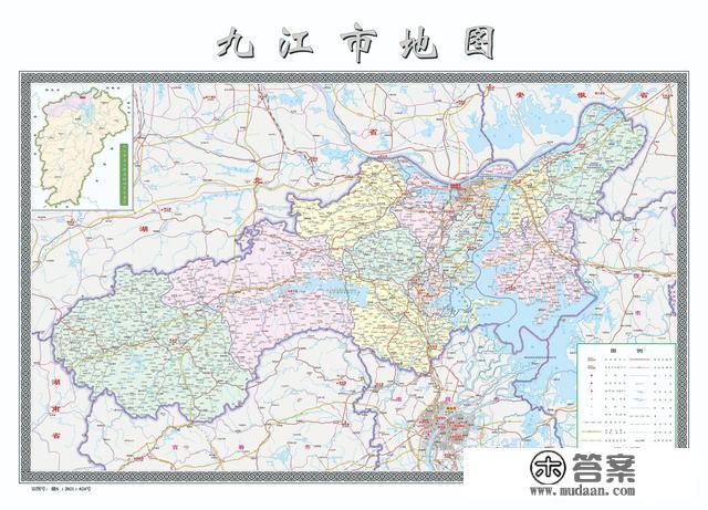 江西省各市、县地图