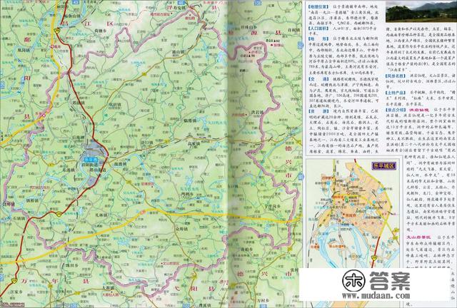 江西省各市、县地图