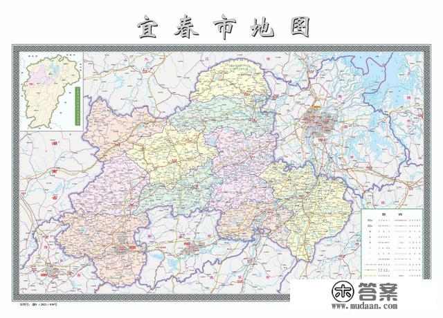 江西省各市、县地图