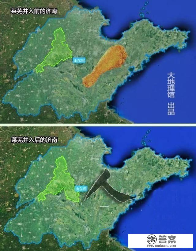 一组地图，认识山东省会济南