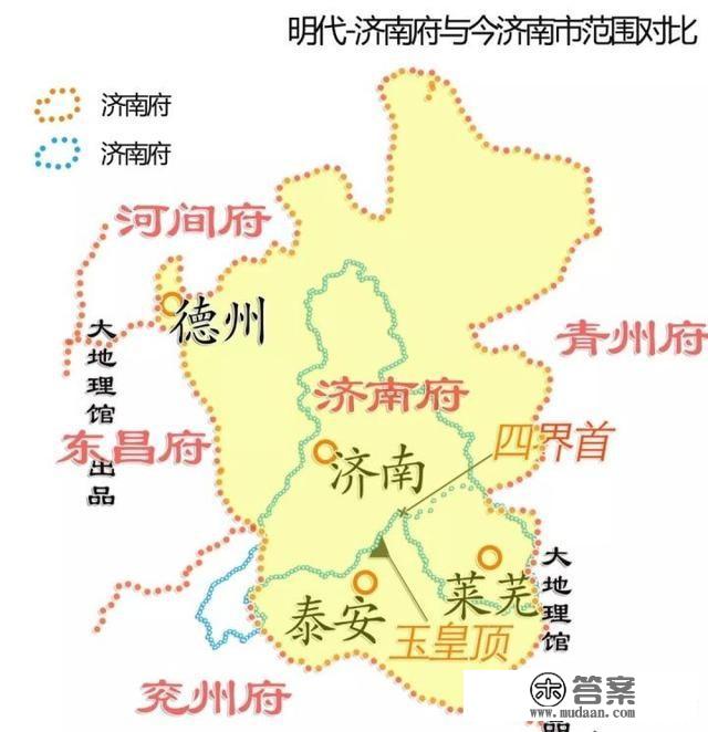 一组地图，认识山东省会济南