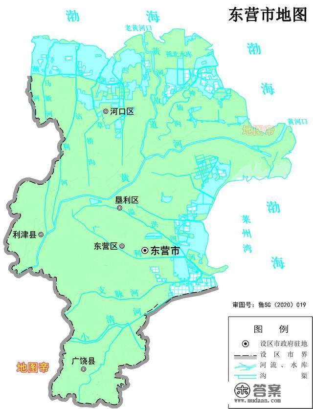 17张地形图，快速了解山东省各市