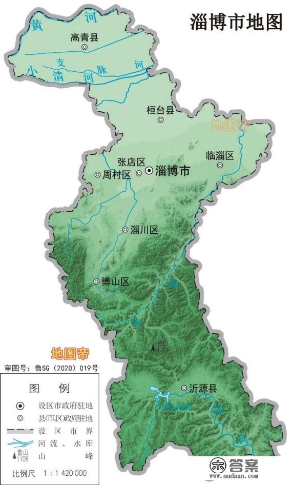 17张地形图，快速了解山东省各市