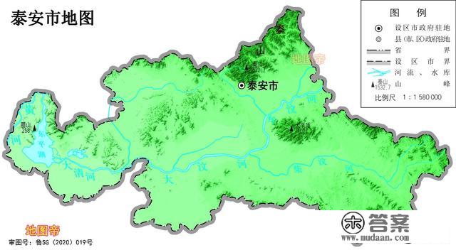 17张地形图，快速了解山东省各市