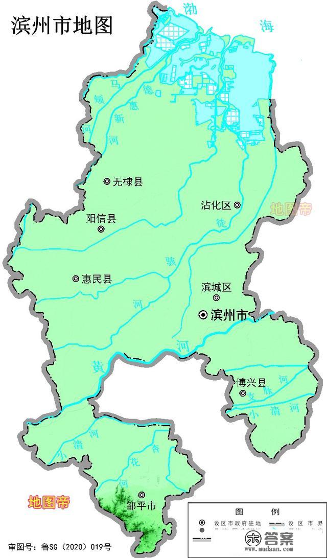 17张地形图，快速了解山东省各市