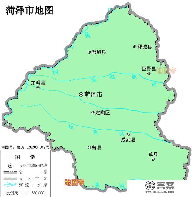 17张地形图，快速了解山东省各市