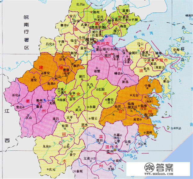 金华历史的巅峰时刻：竟管辖这15个县市