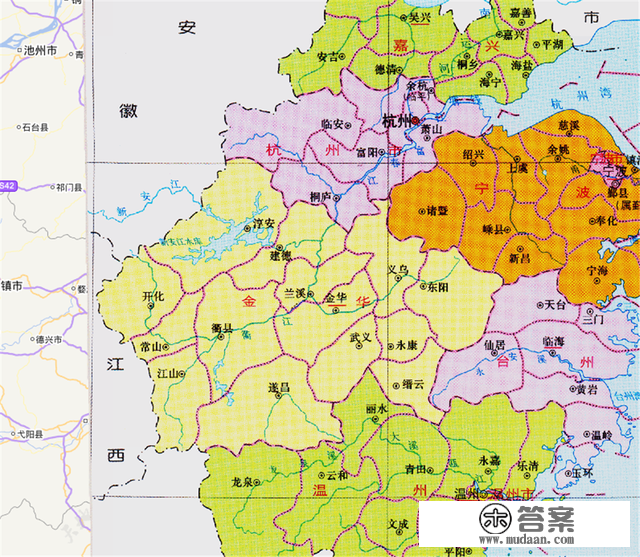 金华历史的巅峰时刻：竟管辖这15个县市