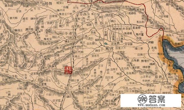 105年前，河南省老地图，精确到村镇，快来看看有您家乡吗？