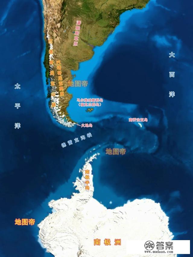 哪些国家的地图，“装得下”狭长的智利？