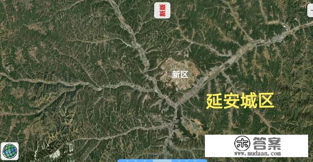 最新陕西9座非省会城市（含杨凌区）卫星地图，城市大小一目了然