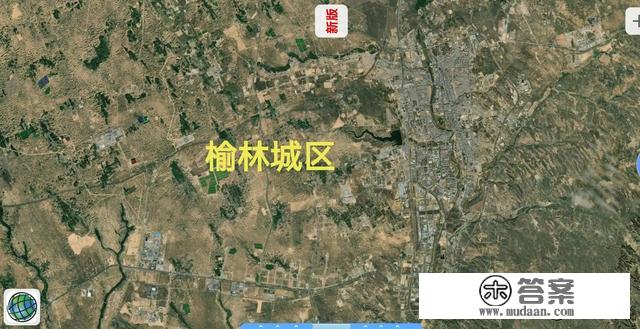 最新陕西9座非省会城市（含杨凌区）卫星地图，城市大小一目了然