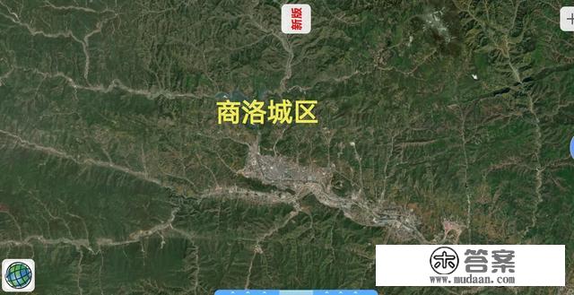 最新陕西9座非省会城市（含杨凌区）卫星地图，城市大小一目了然