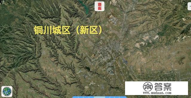 最新陕西9座非省会城市（含杨凌区）卫星地图，城市大小一目了然