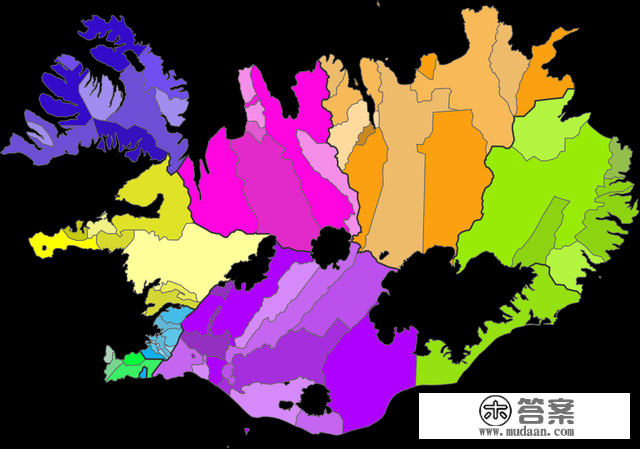 冰岛面积比浙江省还大，却只有34万人口，行政区划只有大区、市镇