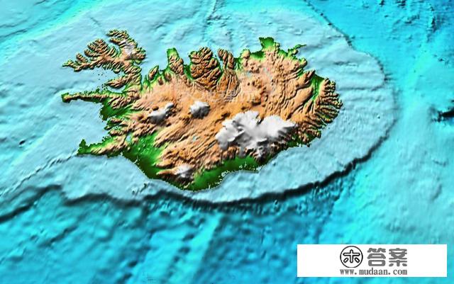 一组高清地图，带你俯瞰冰岛美景：冰川、火山、极光