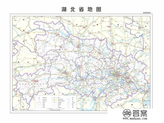 湖北省各市（州）、县地图