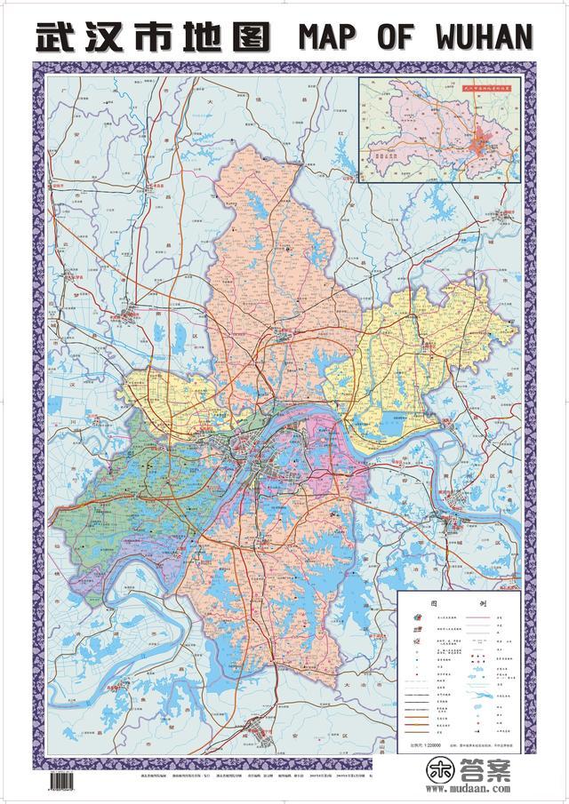 湖北省各市（州）、县地图