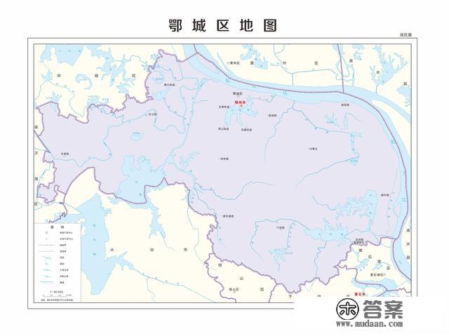 湖北省各市（州）、县地图