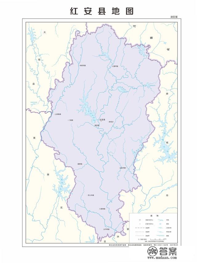 湖北省各市（州）、县地图