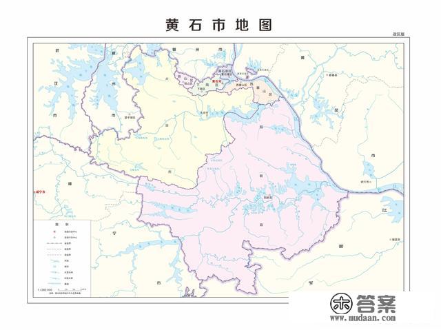 湖北省各市（州）、县地图