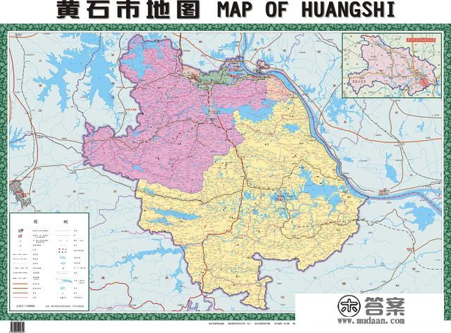 湖北省各市（州）、县地图