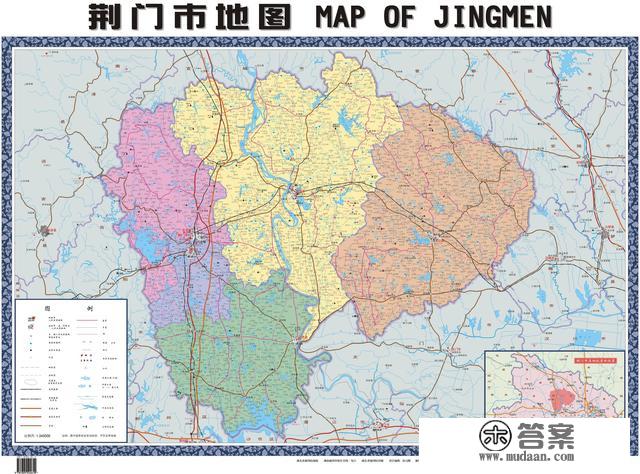 湖北省各市（州）、县地图