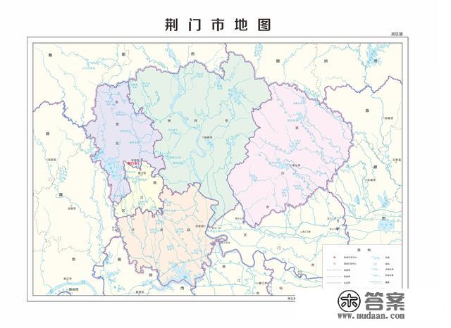 湖北省各市（州）、县地图