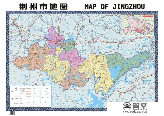 湖北省各市（州）、县地图