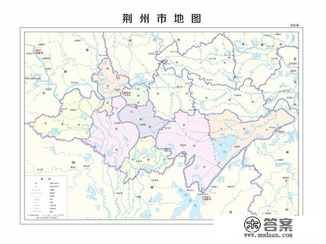 湖北省各市（州）、县地图