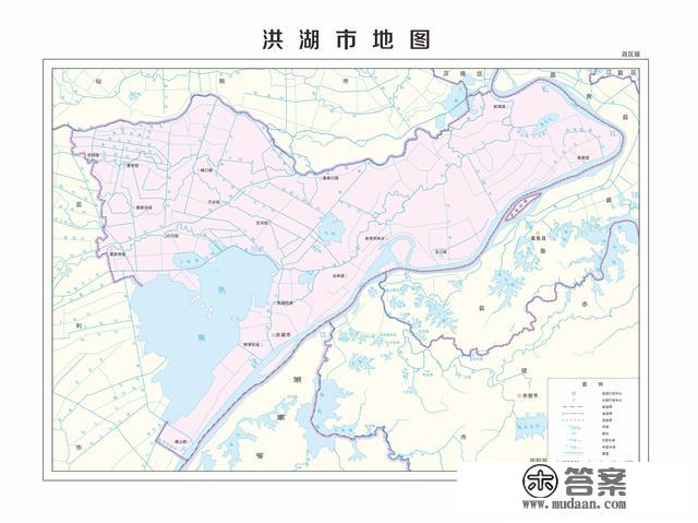 湖北省各市（州）、县地图