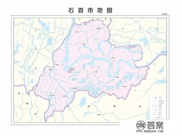 湖北省各市（州）、县地图