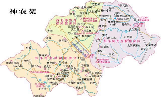 湖北省各市（州）、县地图